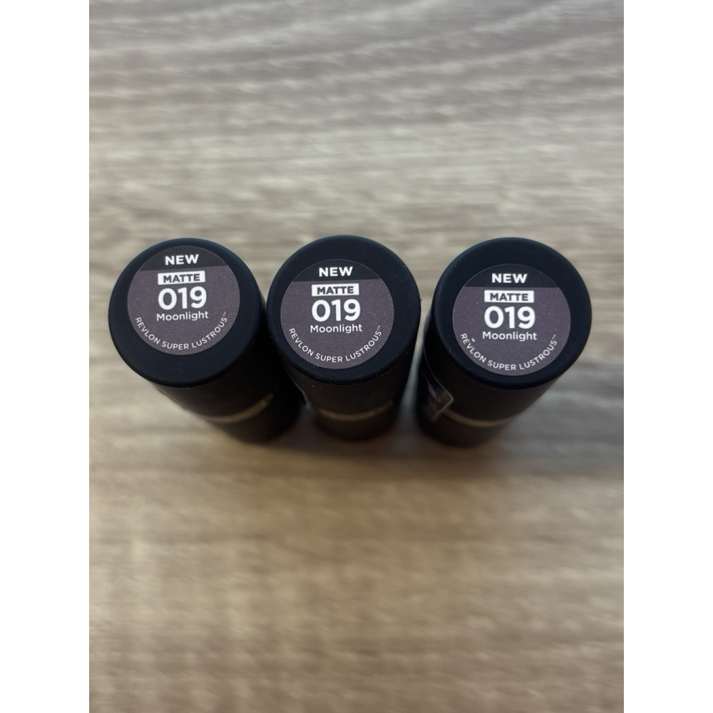 Revlon Super Lustrous Lipstick The Luscious Mattes 019 Moonlight 3 Pack